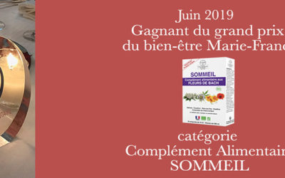 Gagnant du grand prix du bien-être marie france